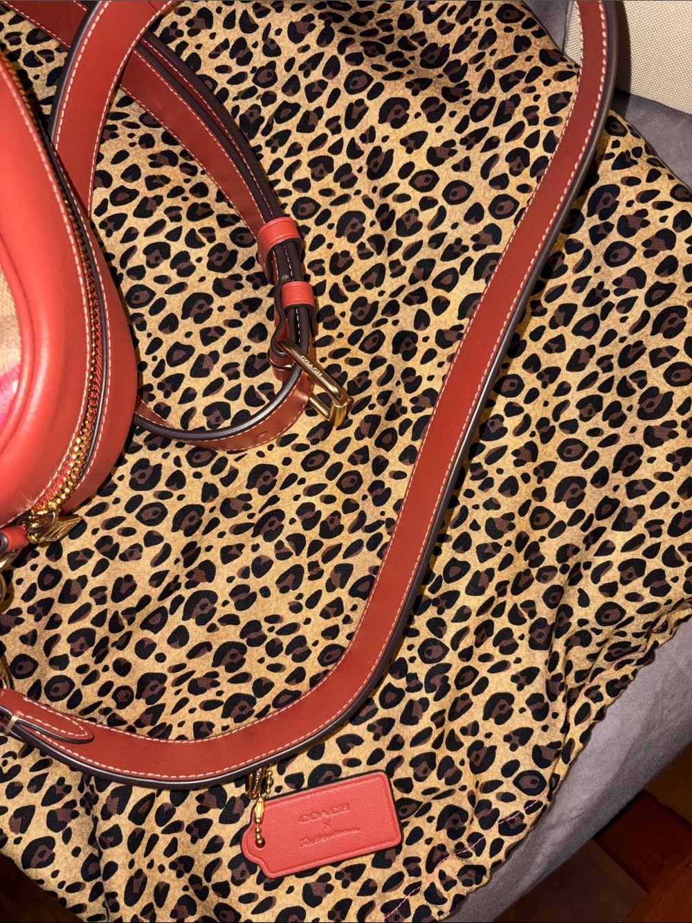 Coach X Tom Wesselmann Lips Crossbody Bag NWOT - Picture 6 of 12